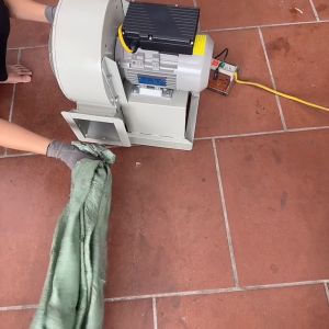 Quạt sên Ly Tâm công suất 1.1KW cánh lồng sóc ( Cánh Nan ) - Hút Mùi - Hút Khói Bếp... Dây Đồng 100%