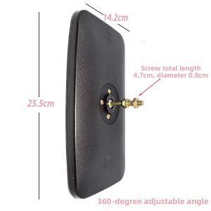 Truck Rearview Wide Angle Mirror Small Square Mirror Add-On for HGVs And Lorries Blind Spot Monitoring Auxiliary Rearview Mirror