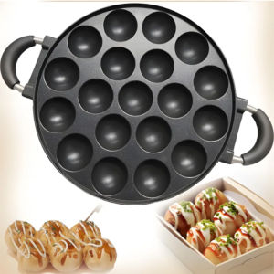 19 Hole Cake Pan Cast Iron Omelette Pan Non-Stick Cooking Pot Breakfast Egg Cooker Cake Mold Kitchen Cookware Kitchenware