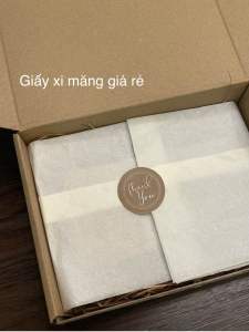 100 tờ giấy pelure giấy nến size 30 x 40 gói hàng gói quà chống nhàu và chống ẩm