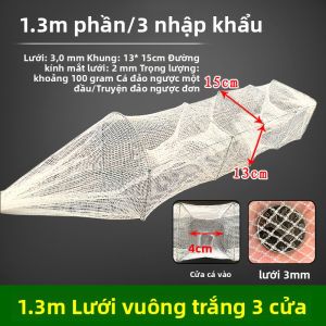 QIONGQI | Lồng Bẫy Tôm Hùm Gấp Được Dệt Knot Thủ Công Vải Dày