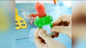 Baby Nipple Silicone Pacifier Fruit Teether Baby Feeder Vegetables Fruits Feeding Tool Food Bite Puting Buah Teether