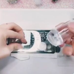 Nail Art Nail Stamping Plates DIY Nail Transfer Plate Stencils Template Manicure Tool (MO-D) 美甲印花模板印章美甲指甲油印花钢板