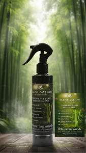 Scent-Sation LongLasting Airfreshener "FRESH BAMBOO-WHISPERING WOODS" Scent 250ml