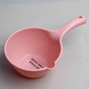 Durable Thickened Plastic Water Spoon Large Size Transparent Head Washing Spoon Kitchen Utensil Breakproof Long Handle