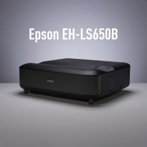 Epson Ultra Vision Laser Pro 4K Projector EH-LS650B with Yamaha Audio Android TV & HDMI Connectivity