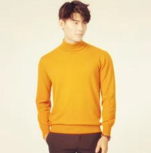 Turtleneck Men Cashmere Cotton Blend Pullover Jumper 2025 Autumn Winter Vetement Homme Ropa Hombre Pull Homme Hiver Sweater