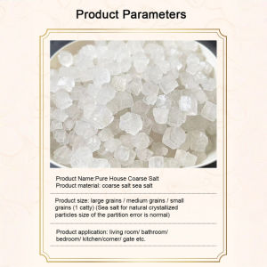 Coarse Salt Purification House Sea Salt Large Grain Salt Housewarming Moving Purification New House Wedding Demagnetization Bathroom Natural Large Grain Salt粗盐净宅海盐