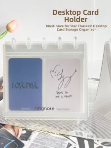 Compact Simple Clear 2 Grid Photo Album Star Card Holder