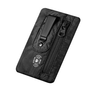 กระเป๋าคาดเอวแบบซ่อน RFID ขนาดใหญ่ รุ่นอัพเกรด สำหรับใส่เงิน บัตรเครดิต/บัตรประชาชน กุญแจ เหมาะสำหรับผู้หญิงและผู้ชาย