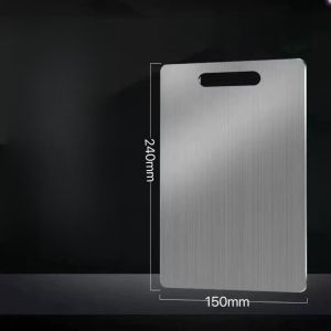 Stainless Steel Cutting Boards Antibacterial Thickened Vegetables Meat Chopping Block Cooking Tools Kneading Dough Board
