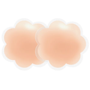 AIMO | EJY Invisible Silicone Nipple Covers Womens Thin Breathable Seamless Underwear For Wedding Dress Anti-exposure Round Shape