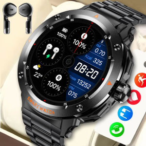 Smart Watch with Earbuds 2 in 1 Bluetooth Earphones Smart Watch Fitness Tracker with Blood Oxygen Heart Rate Monitor Sport Watch
