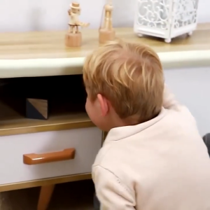 แผ่นป้องกันขอบโต๊ะรูปตัว L 2M ใสมีกาวในตัว แผ่นรองกันเด็ก ป้องกันการชน