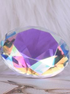 Rainbow Crystal Toys Colorful Gemstone Large Diamond Daughter Birthday Gift for Classmates Treasure Crystal Diamond Home Decor