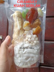 CIRAMBAY KUAH SEBLAK ADA ANEKA TOPING RASA PEDAS GURIH / MAKANAN PRETZEL MURAH CAMILAN KHAS TASIKMALAYA