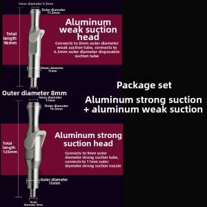 Dental Weak And Strong Straw Repair Parts Silicone Saliva Management High Quality Dental Care Equipment for Commercial Use