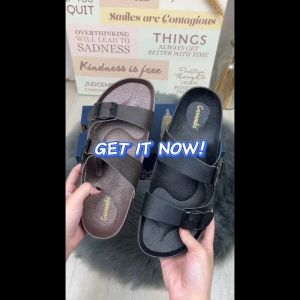 Cavando Sandal Lelaki CMH3335/CMH3336 Warna Hitam/Coklat - Mens Sandal Black/Brown