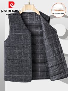 Pierre Cardin | Áo Gile Len Không T Tay cho Nam Kinh Doanh Dễ Dàng