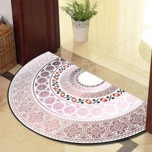 VIKAMA Persian-Style Half-Round Entrance Rug Soft And Comfortable For Decorating The Entrance Hall Of The Living Room.