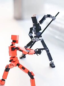Dummy 13 Action Figure Lucky 13 Articulated action figure 3D Printed Puzzle DIY Rakit Robot Dekompresi Manekin Bergerak Mainan Anak
