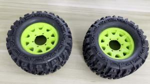4 Chiếc Lốp Xe Tải Cỡ Ngắn 12/14mm Hex Wheel Dành Cho Mô Hình Xe RC Địa Hình Feishen Tỷ Lệ 1/10 Tương Thích Với Leimo Huanqi 727 DHK8135 125mm