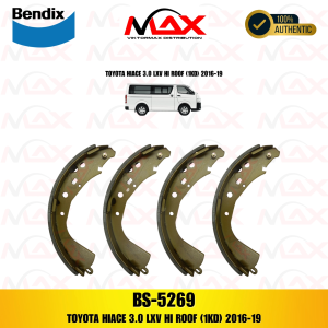 BS 5269 BENDIX BRAKE SHOE FOR TOYOTA HIACE 3.0 LXV Hi Roof (1KD)