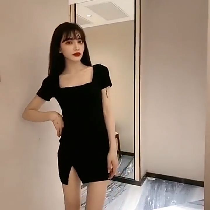 Sexy black hotsell dress outfit