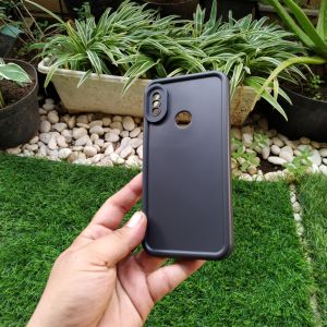 Casing Xiaomi Redmi Note 5 Pro Softcase Silicone Doff Matte Rose Camera Protection