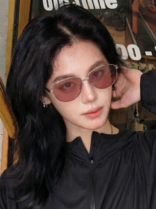 CHUTONG | Retro Violet Vintage Polarized Sunglasses Female UV Protection