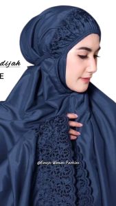 Mukena Dewasa Khodijah Full Bordir Mukenah Khadijah Jumbo Free Tas