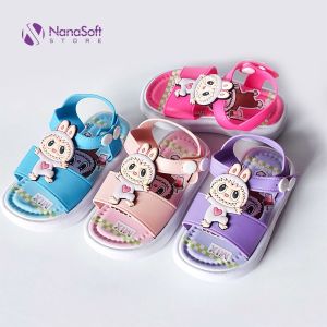 Sandal Sepatu Anak dan Balita Perempuan Karakter Labubu dengan Tali Belakang