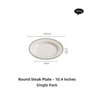 YOGEHOME | Heat Resistant Ceramic Plate for Dry Steaming 11/12 Capsules