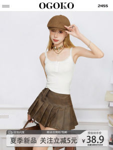 Áo Vest Ren Trắng Không Dây Mùa Hè Cho Nữ Áo Khoác Ngoài Kiểu Pháp Pure Desire Áo Lót Ngọt Ngào Cay Nồng Đẹp Không Thể Cưỡng Lại