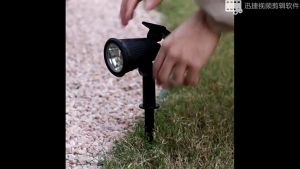 Vimite Solar Spot Light Intelligent Light Control Outdoor Waterproofing Insert Ground Lawn Lamp Garden Landscaped Courtyard Warm White Decorative Light