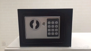 Safe Box Cash Box Safety Vault Money Security Fireproof Mini Strong Box with Lock and Key Cash Safe