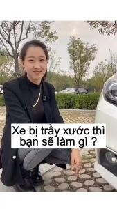 Combo Tuýp Sơn xóa xước xe ô tô và sáp đánh bóng xóa vết bẩn dánh cho xe hơi Sơn Trắng Đen Đỏ Vàng Xám Xanh