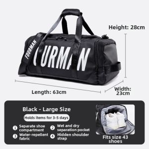 MOYYI | Multifunction Large Mens Backpack for Travel Business Hiking and Outdoor Sports
