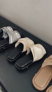 MiniB "Cloud" #mnb130 - รองเท้าแตะ ส้นตึก สลับสี นุ่มสบาย