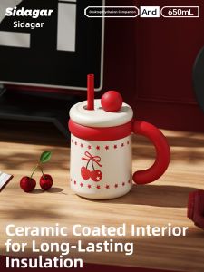 STAR+ | High Capacity Aesthetic Insulated Mug Ceramic Lining