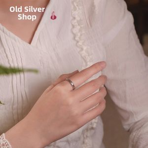 WU YUE JEWELRY | Exclusive Silver 999 Pet-Shaped Couple Rings