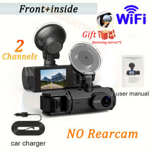 2/3 Channel WIFI&APP Car Dvr 1080P Dash Cam for Cars Camera Recorder Front inside / Rear View Camera for Vehicle With Gift