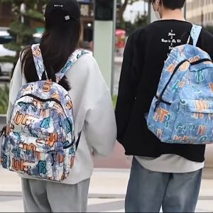 กระเป๋าเป้แฟชั่น กระเป๋าเป้สะพายหลัง กราาฟฟิตี้ กระเป๋าสะพายวัยรุ่น กระเป๋าเป้สะพายหลังแล็ปท็อป