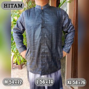 Baju Koko Pria Muslim Modern Lengan Panjnag Model Terbaru Koko Pria Dewasa Bahan Songket Asli