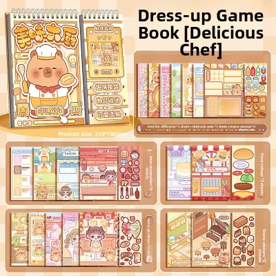 LFSHAONVXIN | Intelligent Development Princess Dress Up Sticker Book