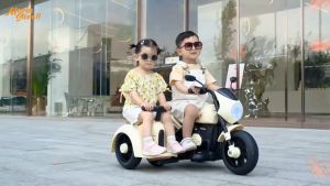 Kid Children Electric Ride On Sidecar Motorcycle Motorbike Car Vehicle Kenderaan Motosikal Elektrik Kanak 儿童电动拷斗摩托车 F31