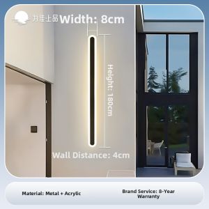VINCAN | Solar Waterproof Outdoor Wall Light for Courtyard