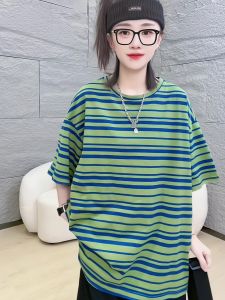 Elegant Loose Womens Short Sleeve T-Shirt Spring Summer Fashionable Casual Wear  Shape Pear Shape Straight Body Type