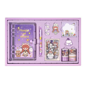 Book Set For Girl Diary Planner Journal Notebook Set Luxury Gift Box Birthday Gift Set Book Set Gift Buku Cantik 手賬本禮盒套裝 少女本