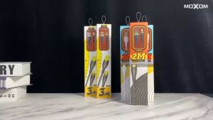 2M Cable 3M Cable Original Moxom Gold Plated Cable Micro Android Type C Cabel Murah Kabel 数据线